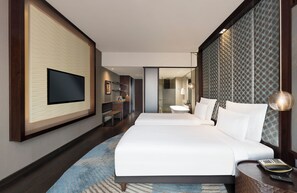 Executive Room, 2 Twin Beds, Poolside | Egyptian cotton sheets, premium bedding, down comforters - Pullman New Delhi Aerocity Hotel (New Delhi)