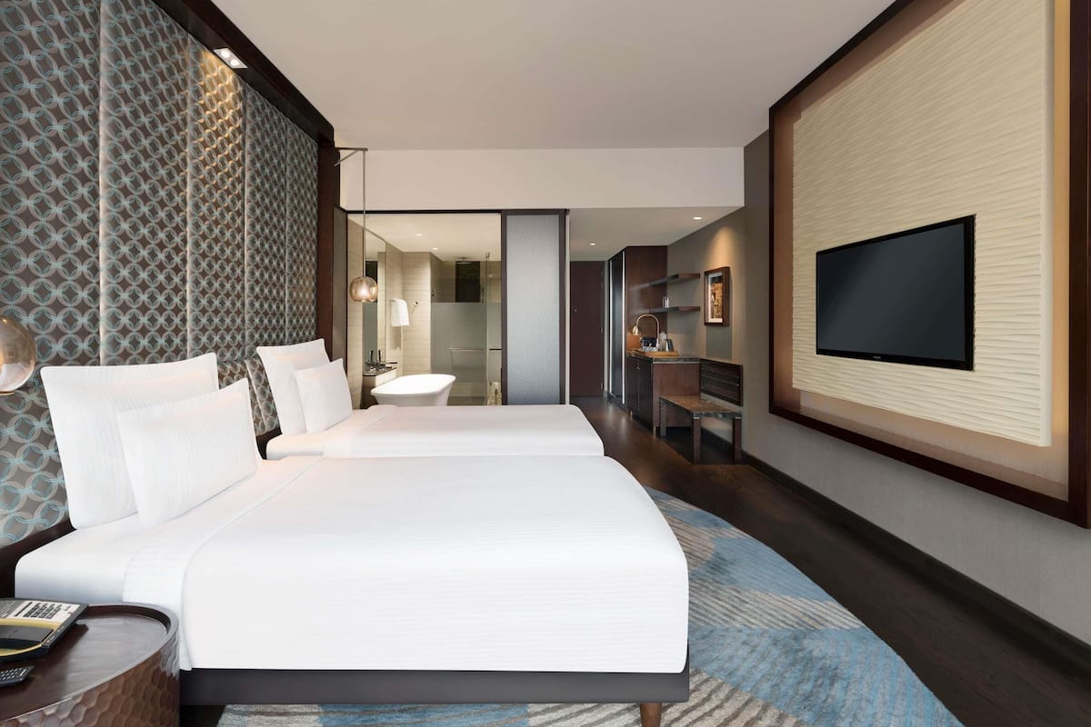 Egyptian cotton sheets, premium bedding, down duvets, memory-foam beds