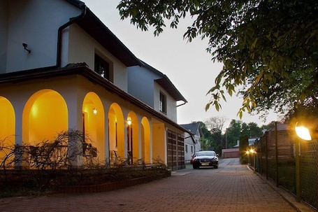 Front of property - evening/night