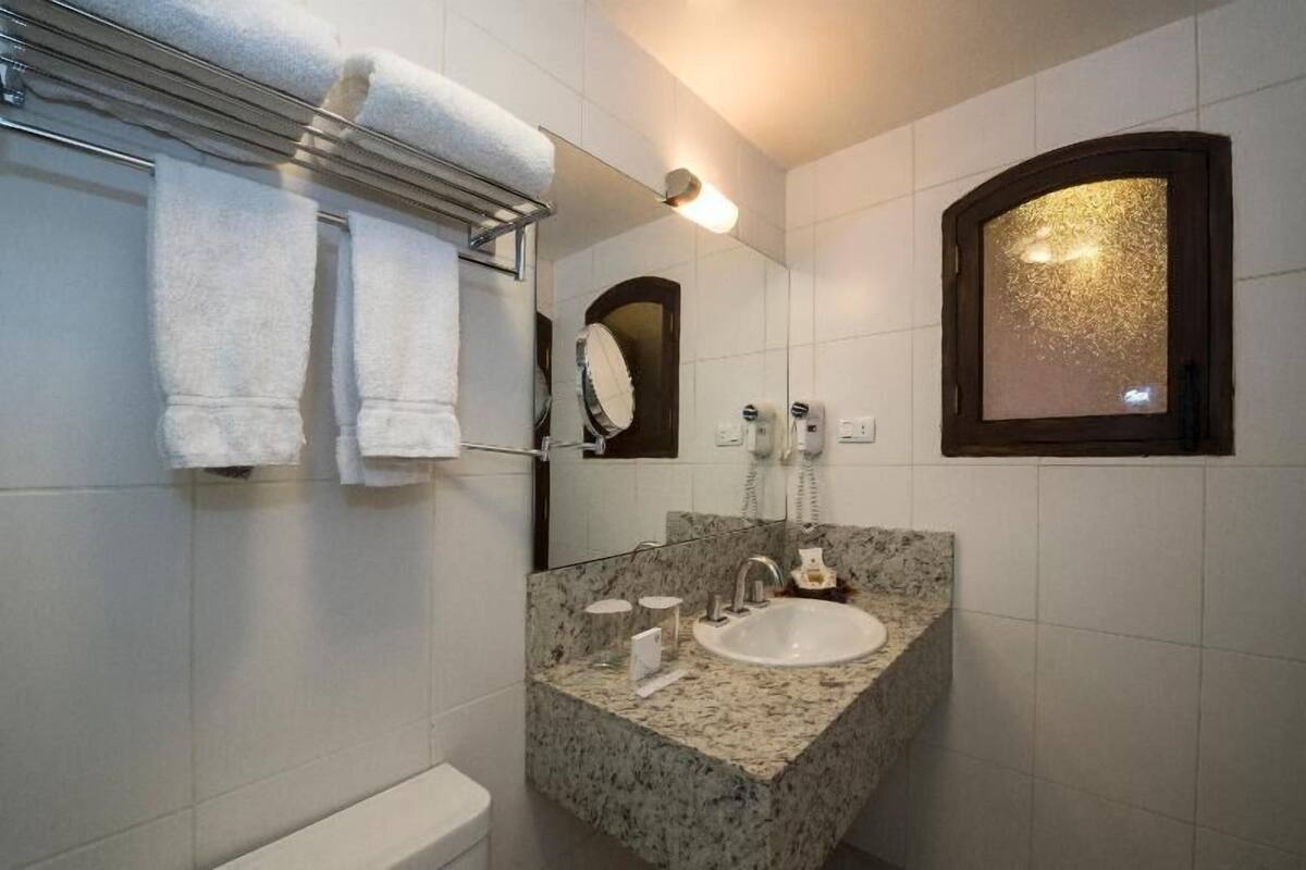 Bathroom | Shower, rainfall showerhead, free toiletries, hair dryer