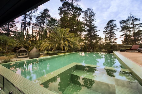 Outdoor pool, open 7:00 AM to 7:00 PM, sun loungers. Jamala Wildlife Lodge