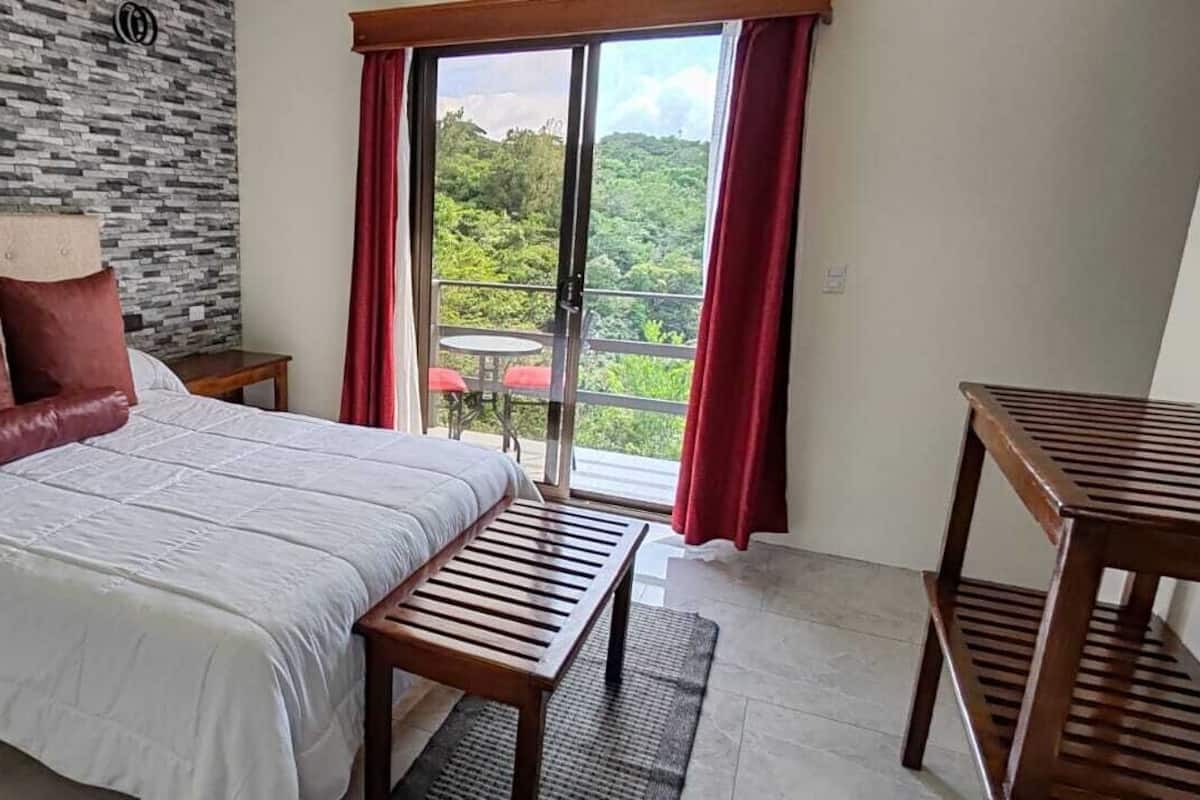 Individually decorated, individually furnished, desk, laptop workspace