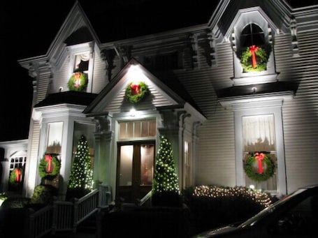 Front of property - evening/night