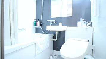 Duschwanne, Komfortbadewanne, kostenlose Toilettenartikel, Haartrockner