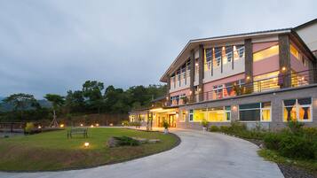 Front of property - evening/night