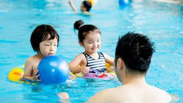 Indoor pool, outdoor pool