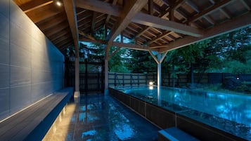 Indoor pool, outdoor pool