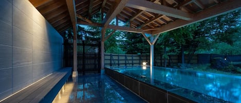 Indoor pool, outdoor pool