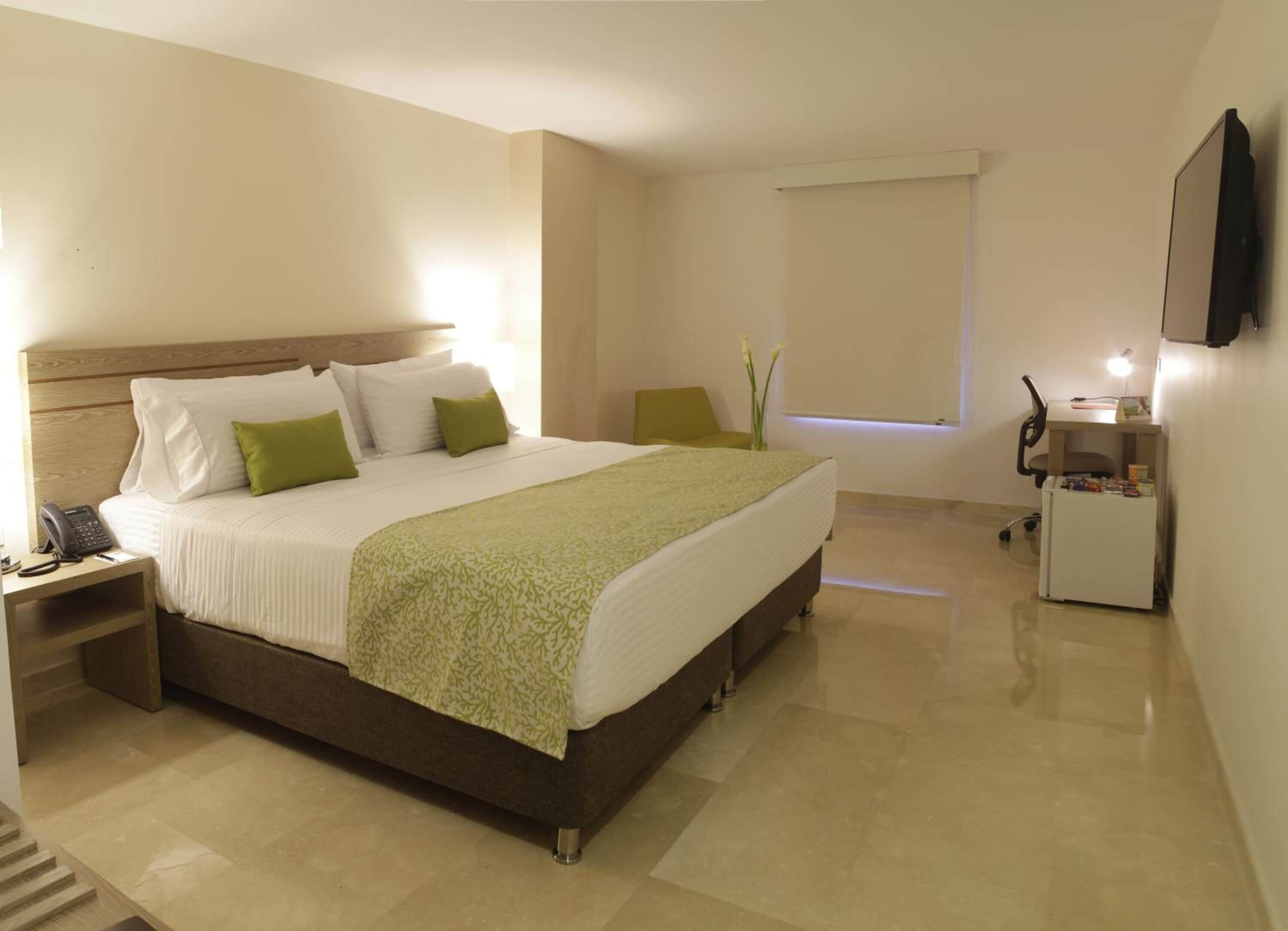 select comfort beds, minibar, in-room safe, desk