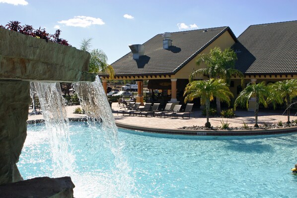 2 outdoor pools, pool umbrellas, sun loungers