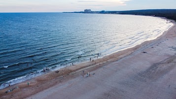 Private beach