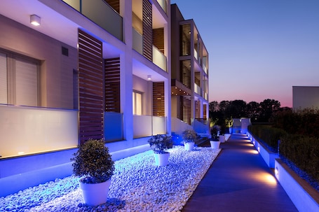 Front of property - evening/night