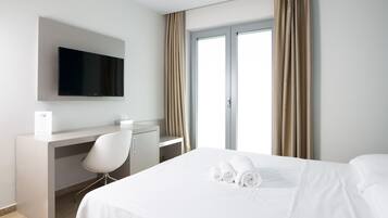 Ropa de cama hipoalergénica y minibar