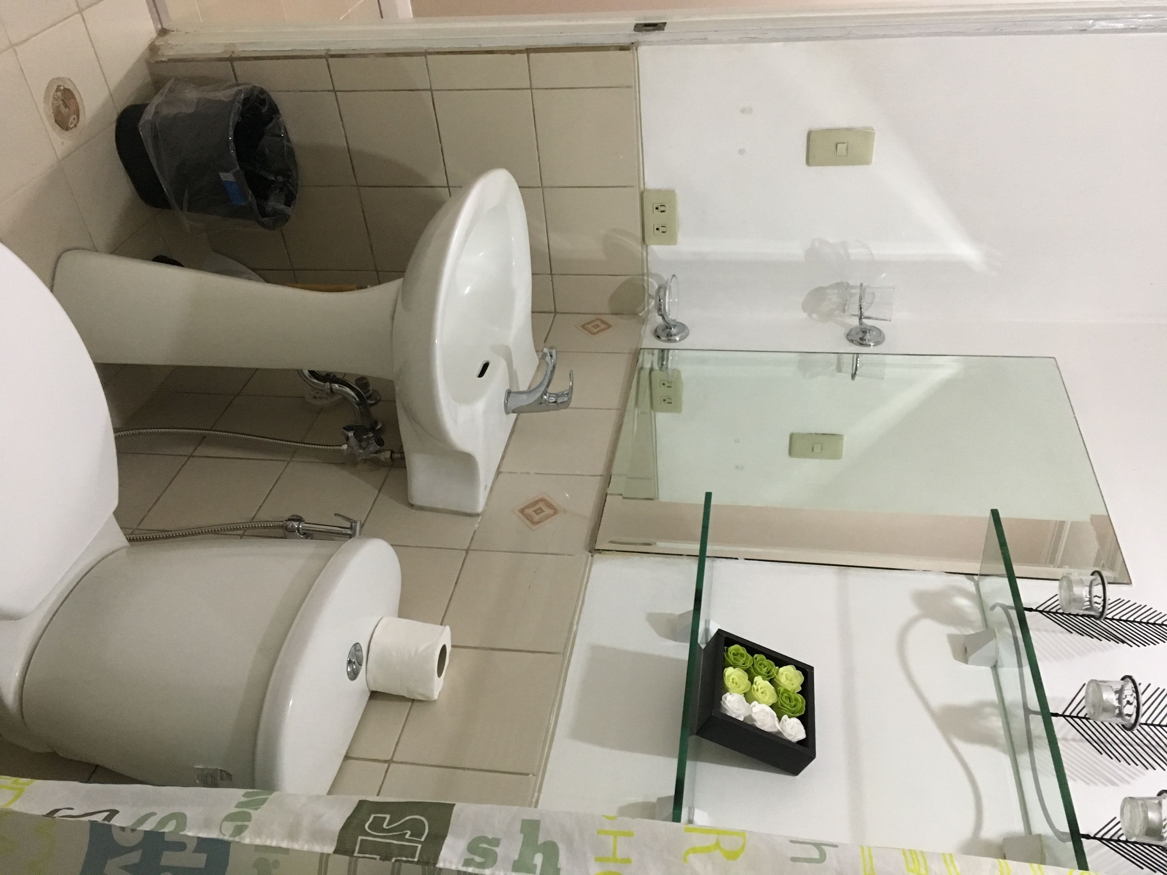 room (studio with balcony) | bathroom sink