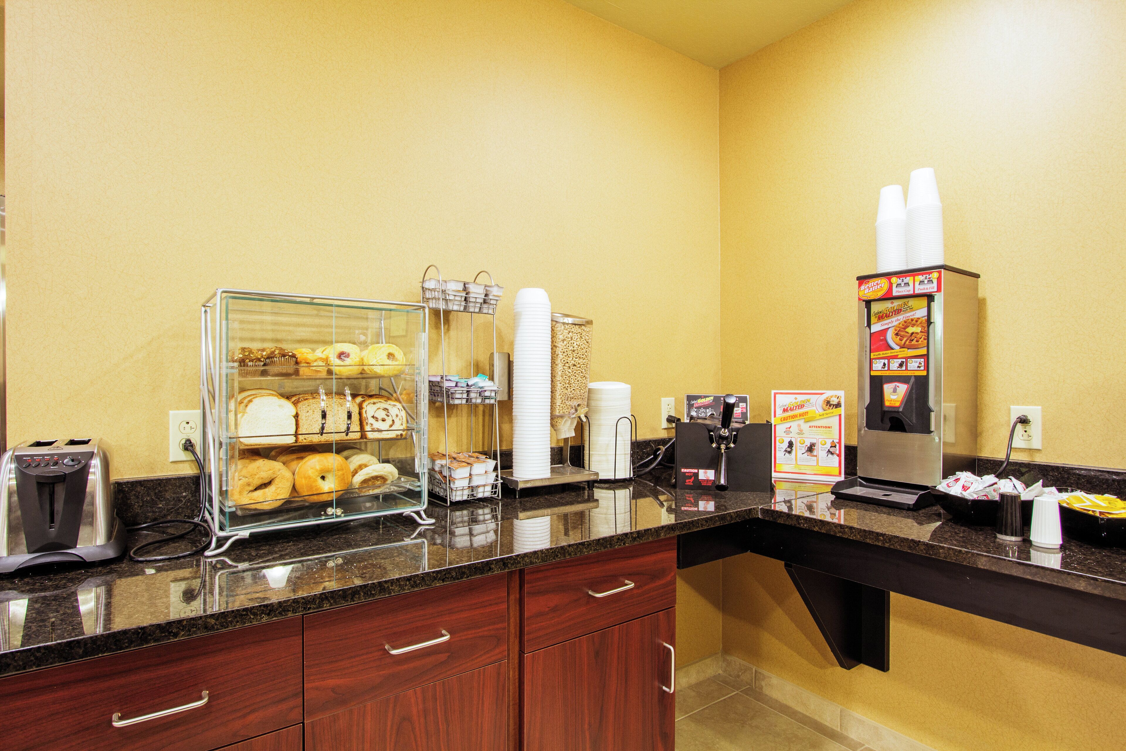 free daily on-the-go breakfast