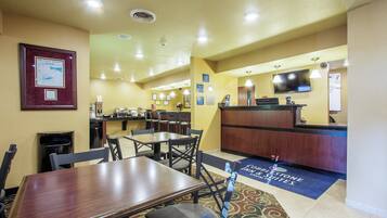 Free daily on-the-go breakfast