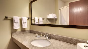 Free toiletries, hair dryer, towels, soap