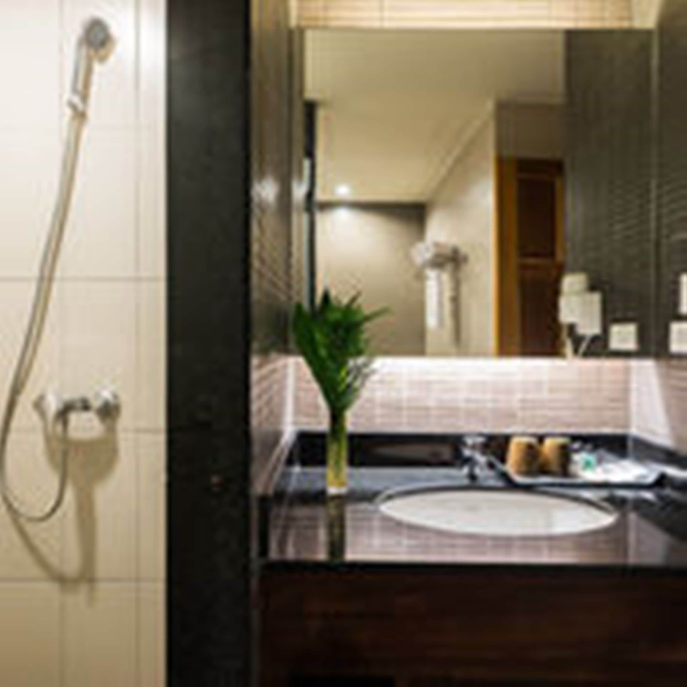 me room | bathroom | separate bathtub and shower, deep-soaking bathtub, free toiletries