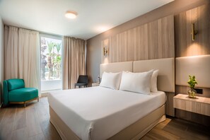 Double Room, Balcony, Pool View | In-room safe, blackout curtains, free WiFi, bed sheets - Astral Palma Hotel (Eilat)