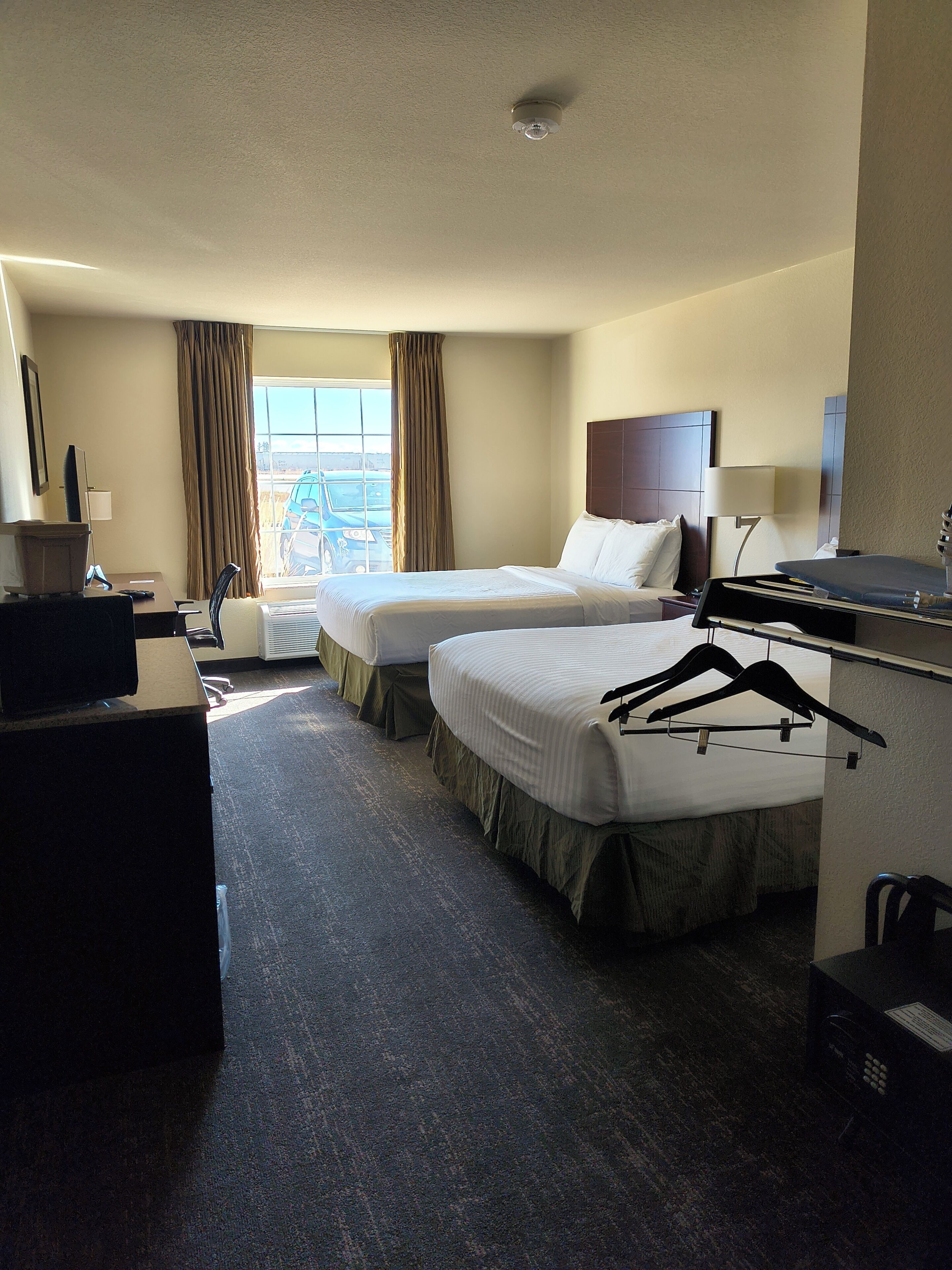 Room, 2 Queen Beds, Accessible, Non Smoking (Benched Tub) | Premium bedding, down comforters, pillowtop beds, desk