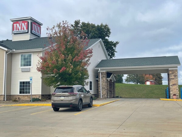 Fassade der Unterkunft