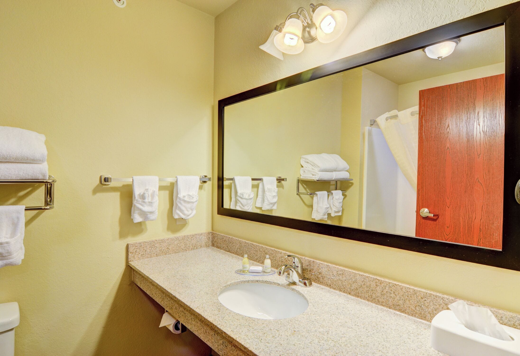 combined shower/bathtub, deep-soaking bathtub, hydromassage showerhead