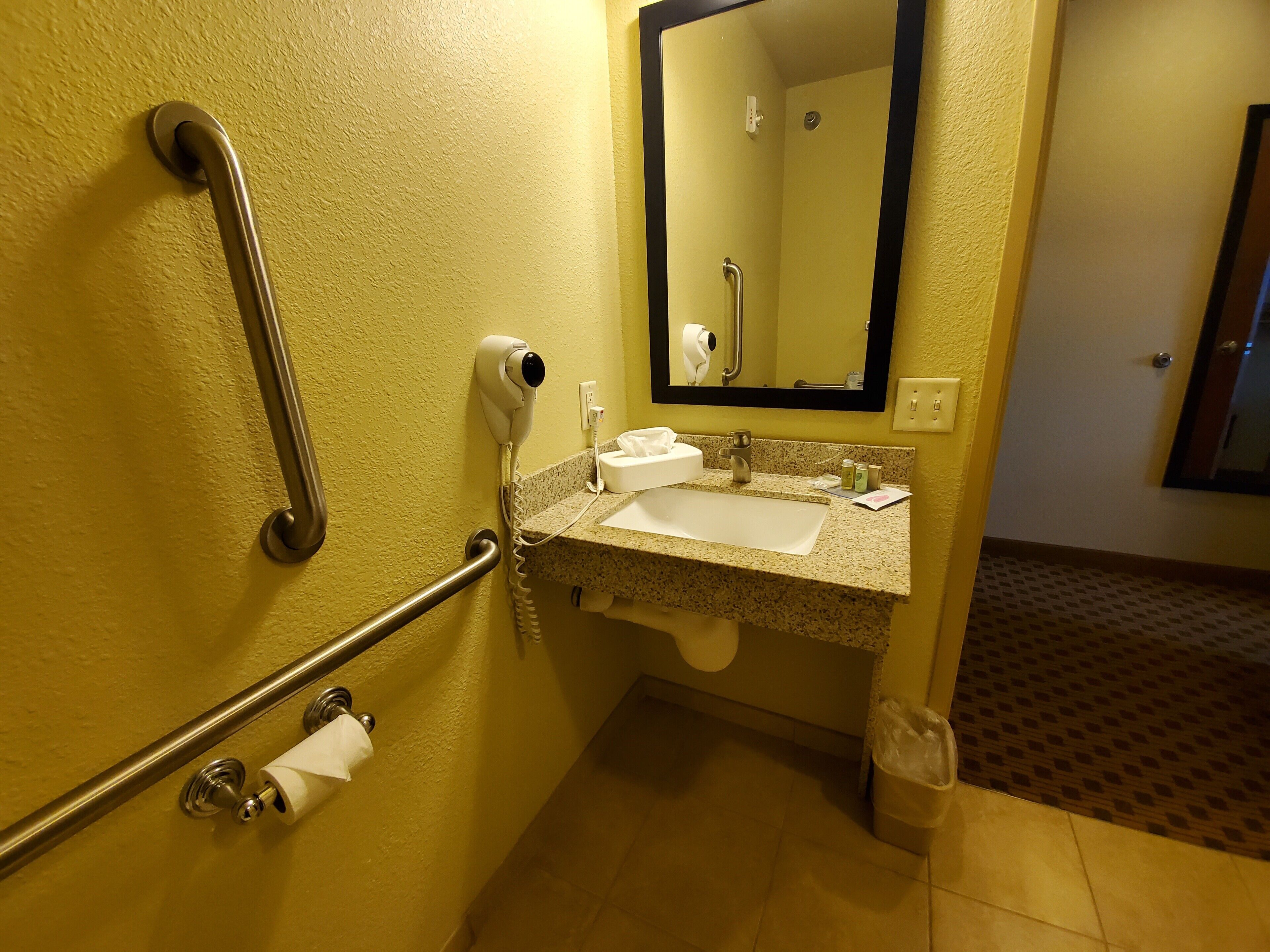 room, 2 queen beds, non smoking | bathroom | combined shower/bathtub, hair dryer, towels