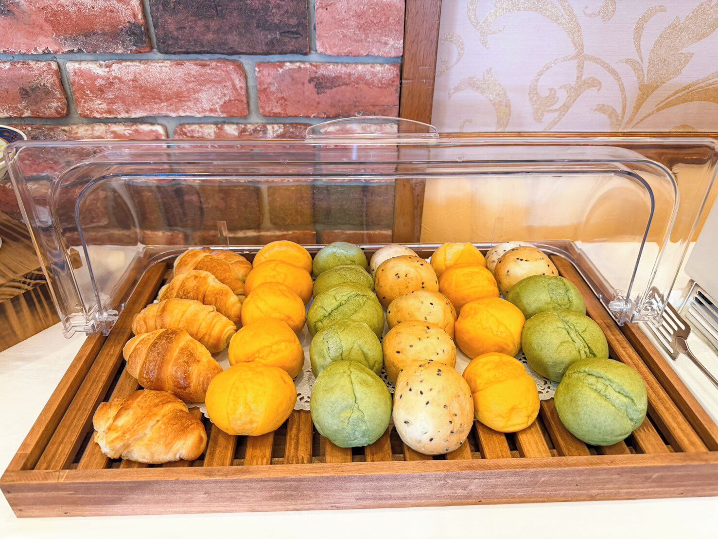뷔페 아침 식사