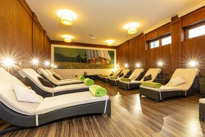 Un sauna, baño turco