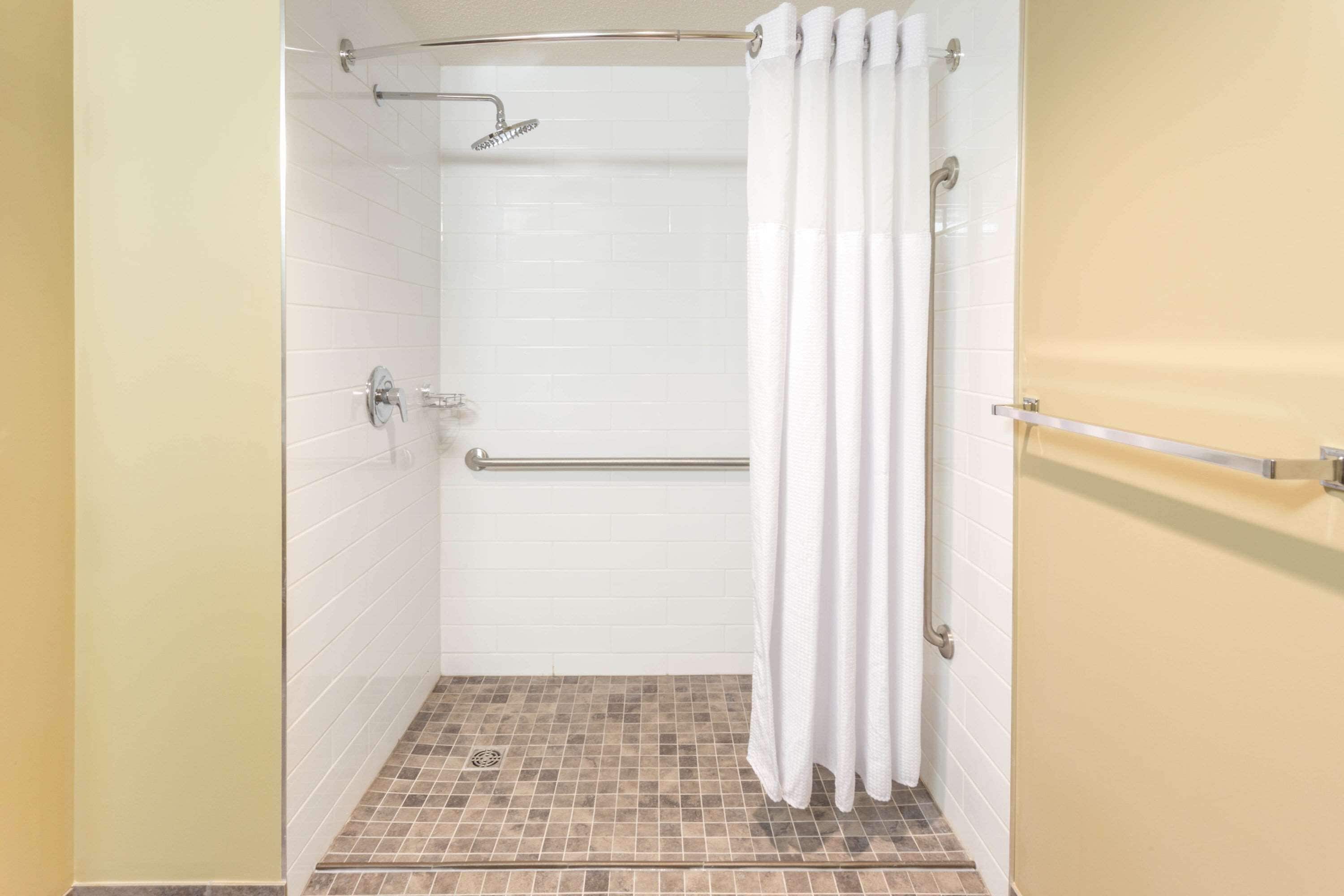 room, 2 queen beds, accessible, non smoking (roll-in shower) | premium bedding, pillow-top beds, desk, blackout curtains