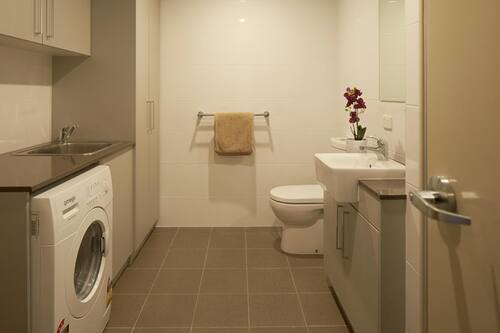 Free toiletries, hair dryer, towels, soap