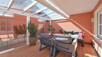 Appartement, 2 lits une place (small) | Terrasse/Patio