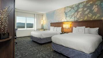 1 bedroom, desk, laptop workspace, iron/ironing board