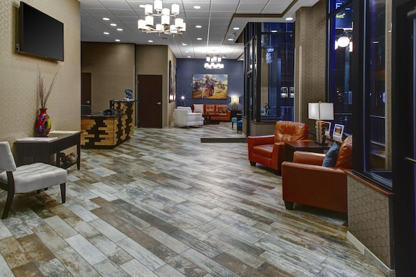 Sala de estar en el lobby