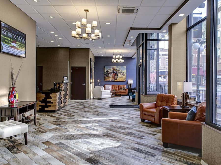 Lobby sitting area