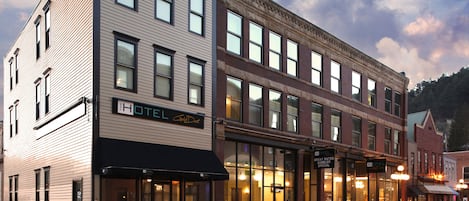 Façade de l’hébergement