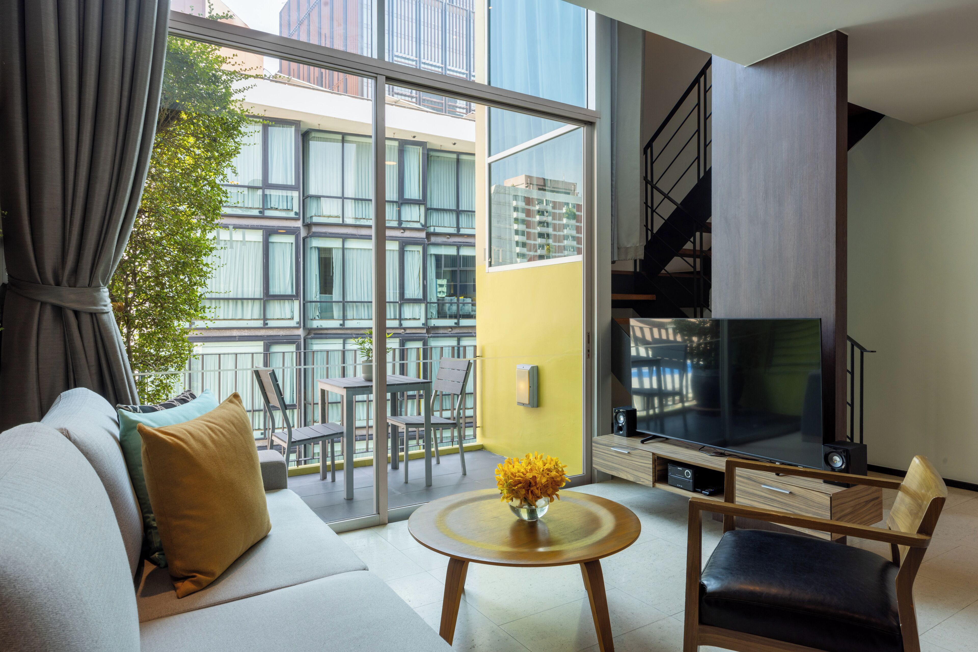 Toetasjesleilighet, 1 soverom, kjøkken | Utsikt fra rommet