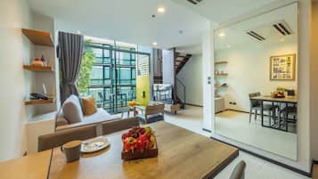 Toetasjesleilighet, 1 soverom, kjøkken | Romfasilitet