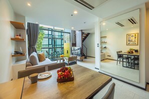 Dúplex, 1 habitación, cocina | Servicios de la habitación