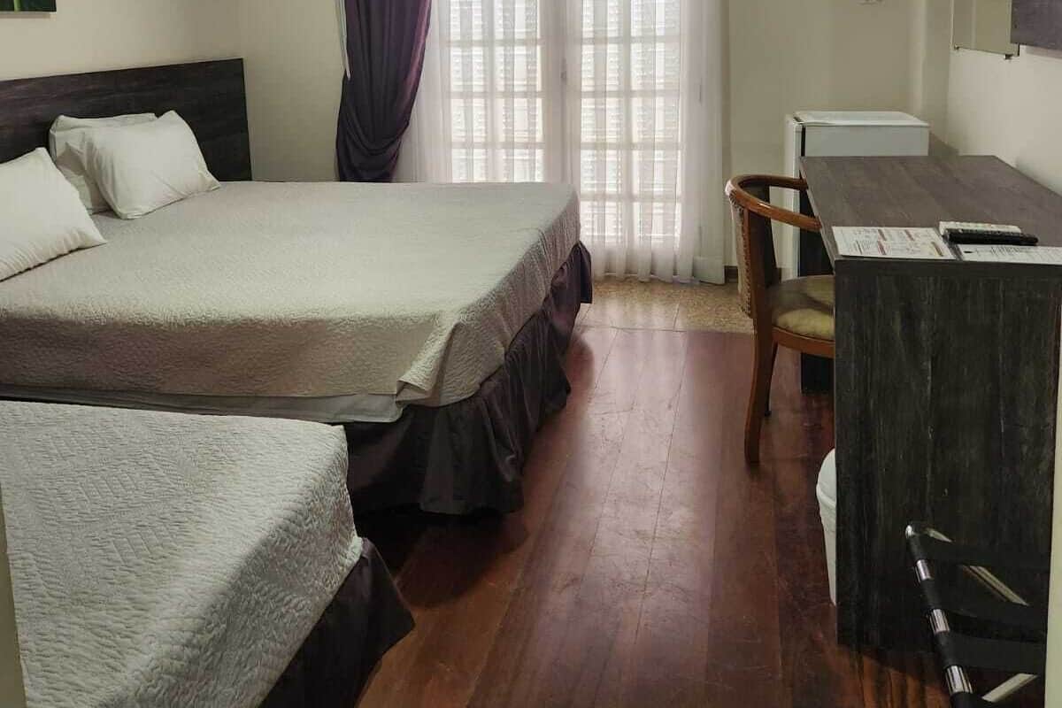 Departamento de lujo, 1 habitación | Escritorio, cortinas blackout, wifi gratis y ropa de cama