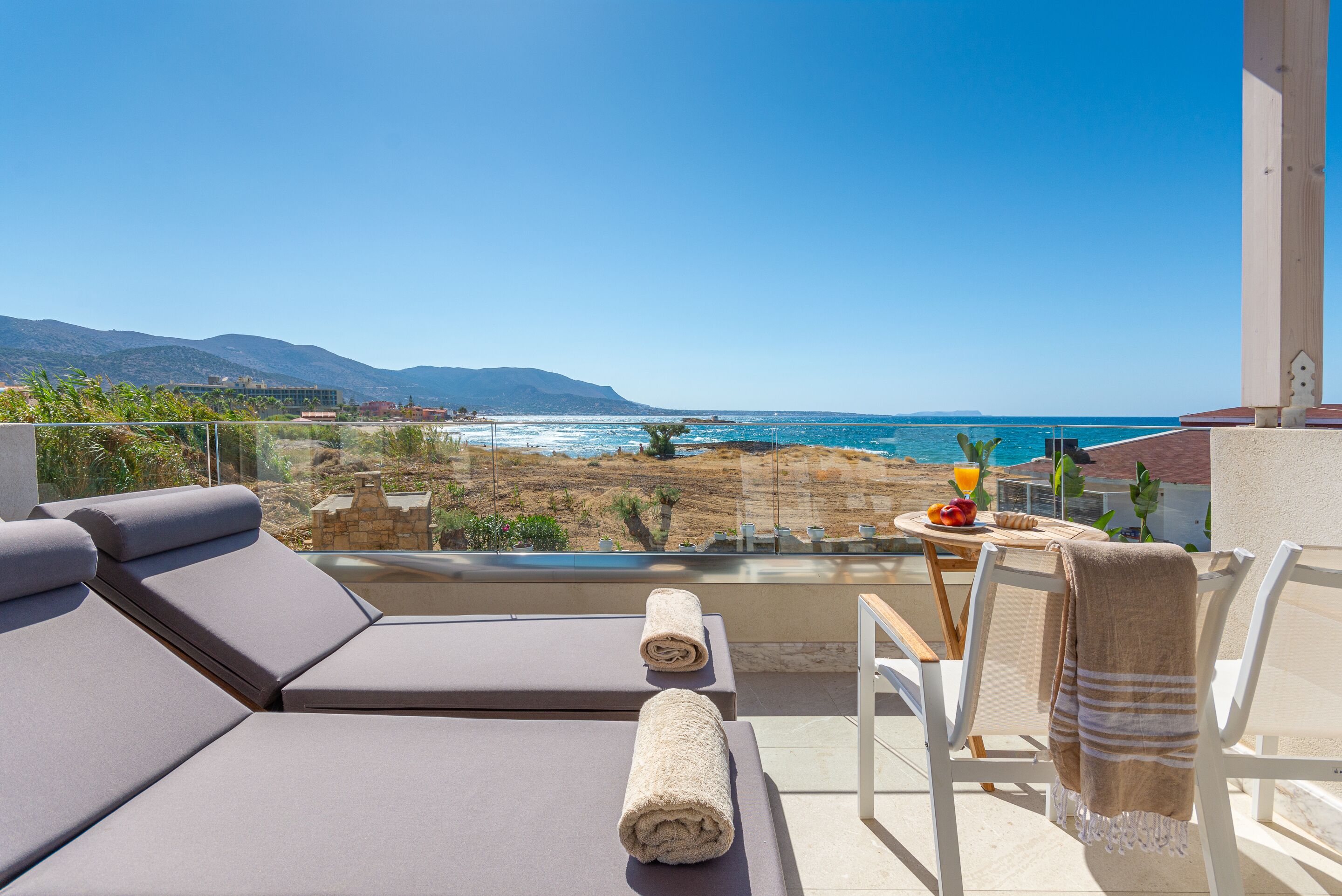 Suite Deluxe, vistas al mar | Terraza o patio