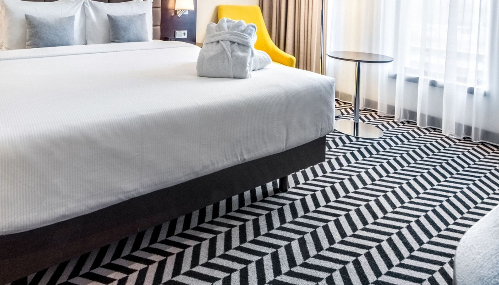 premium bedding, memory-foam beds, in-room safe, desk