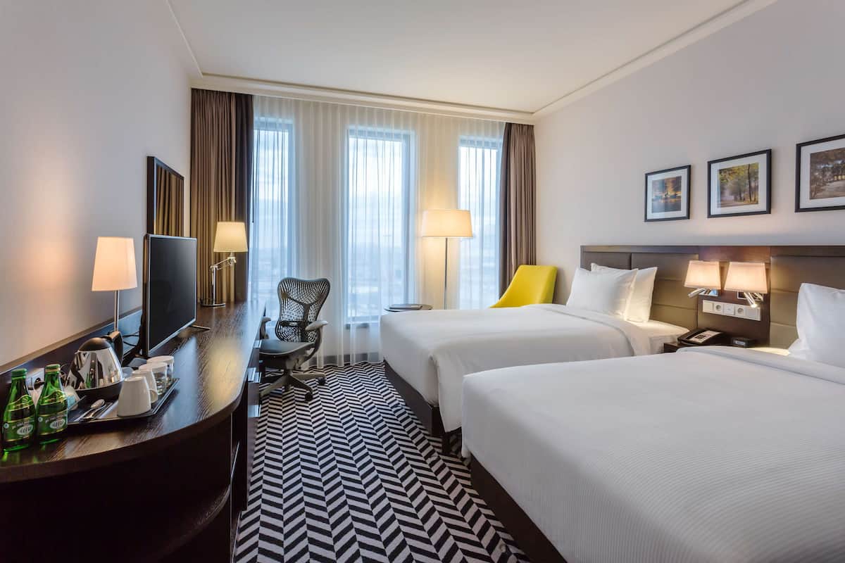 twin room, 2 single beds | premium bedding, memory-foam beds, in-room safe, desk