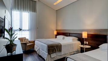 Apartamento | Frigobar, quartos à prova de som, Wi-Fi de cortesia, roupa de cama