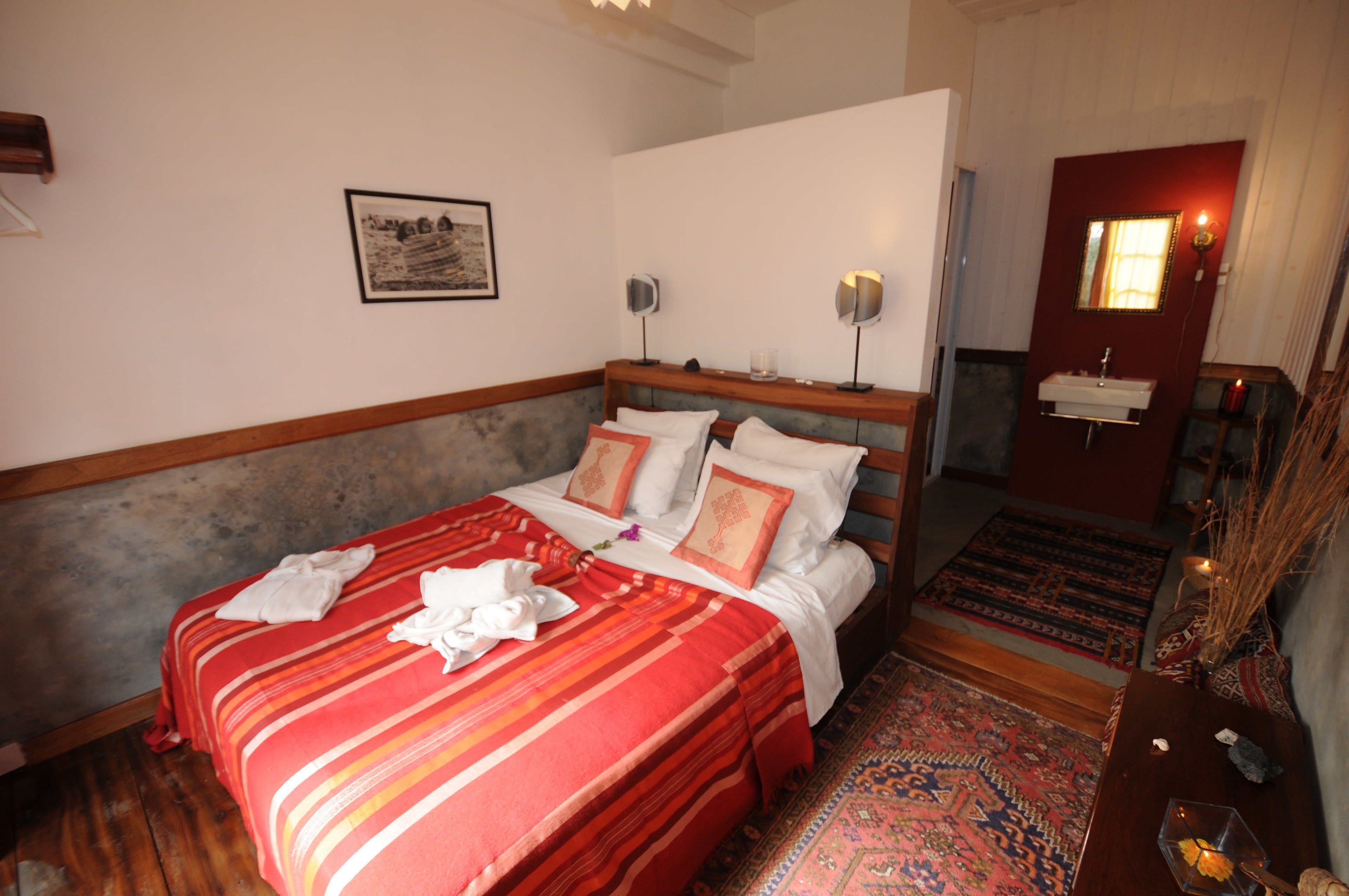 room 3 - with private bathroom outside - second floor | in-room safe, soundproofing, bed sheets