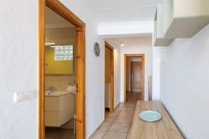 Family Apartment, 2 Bedrooms, Pool Access, Sea View | Living area - El Lago Dorado (Formentera)