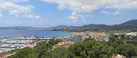 Blick von der Unterkunft