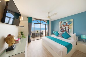 Deluxe Sea view with balcony | Balcony - Hacienda Fisherman's Village Koh Samui (Koh Samui)