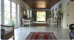 Interior entrance