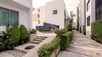 Blick von der Unterkunft